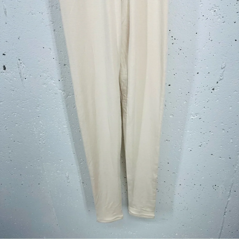 OH Polly size 2 Ivory High Waist Ruched Bootie Leggings NEW - Picture 4 of 14